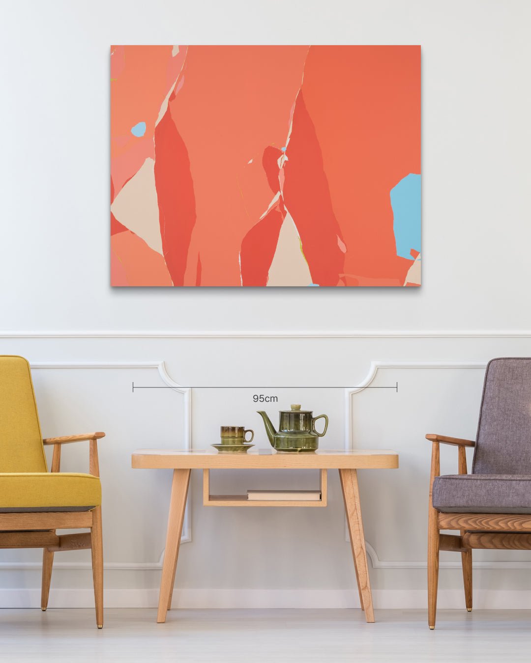Blossom no.3 size reference 91x116.8cm - original Korean painting by Lee Eun Bi