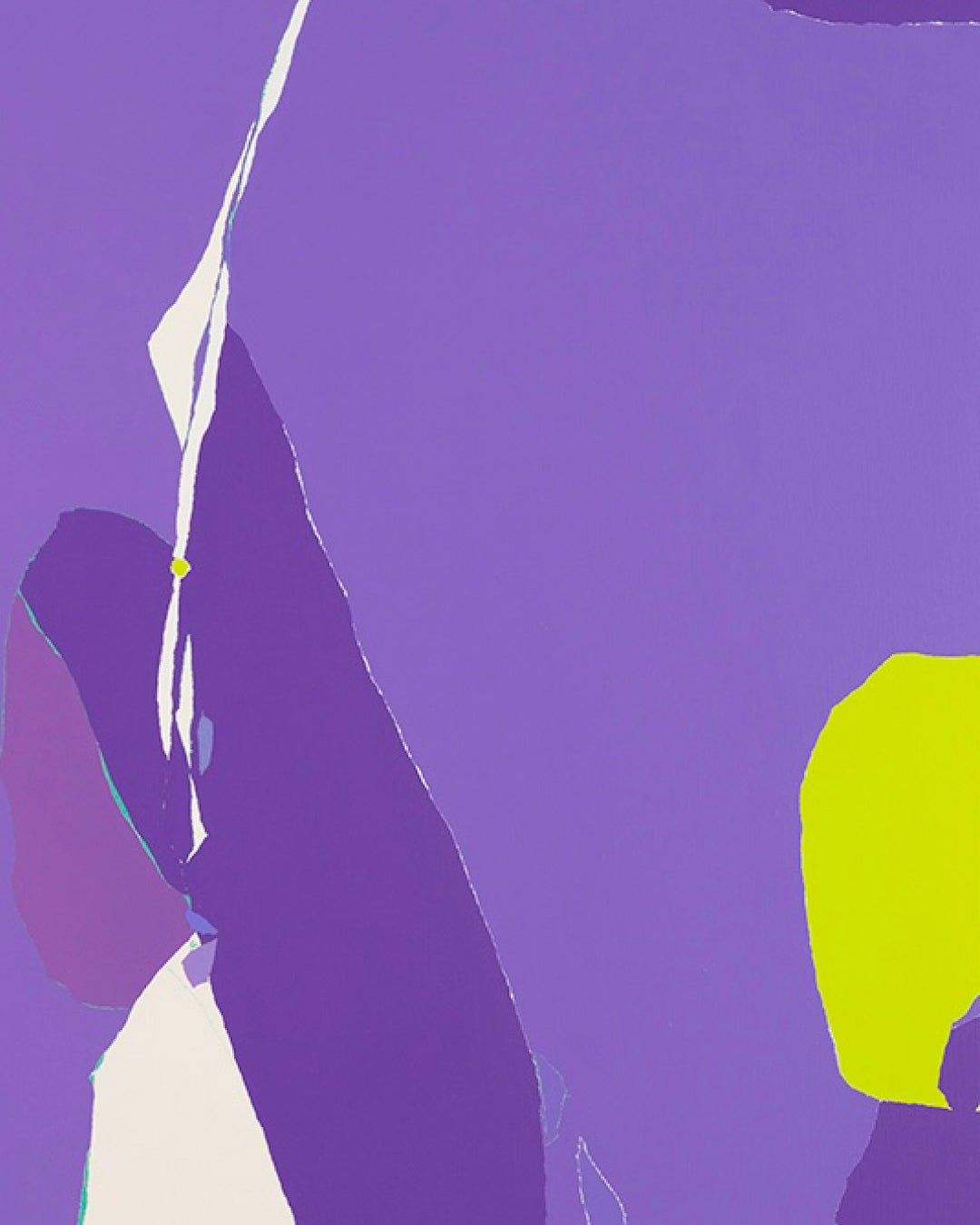 Blossom no.4 surface detail - Acrylic on Canvas by Lee Eun Bi, Korean fine art 2024