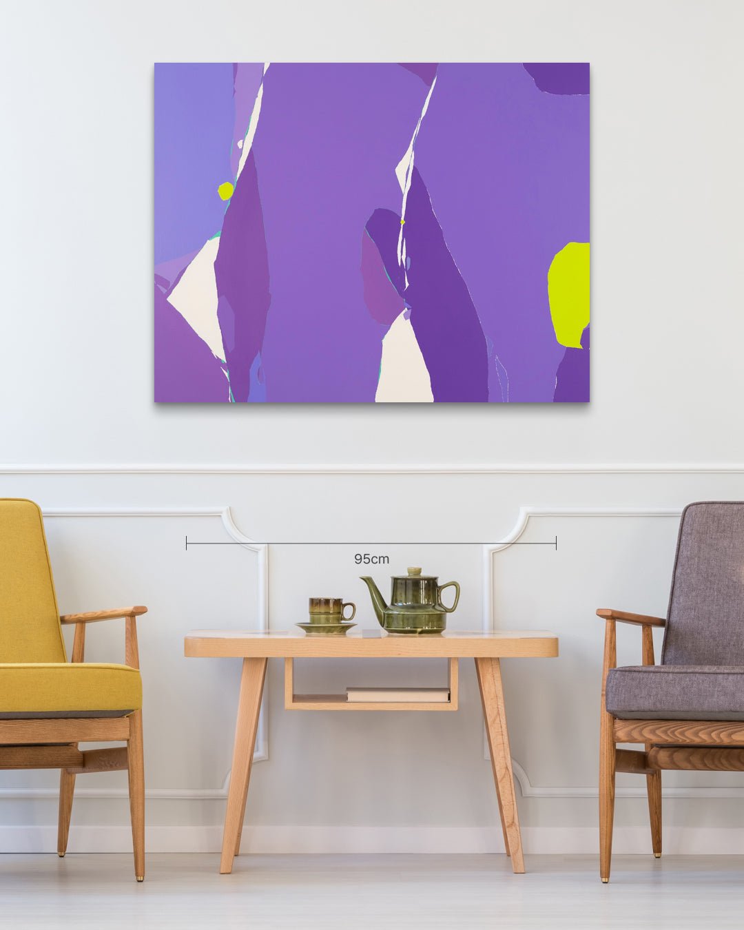 Blossom no.4 size reference 91x116.8cm - original Korean painting by Lee Eun Bi