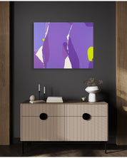 Korean contemporary painting Blossom no.4 by Lee Eun Bi, interior wall art decor