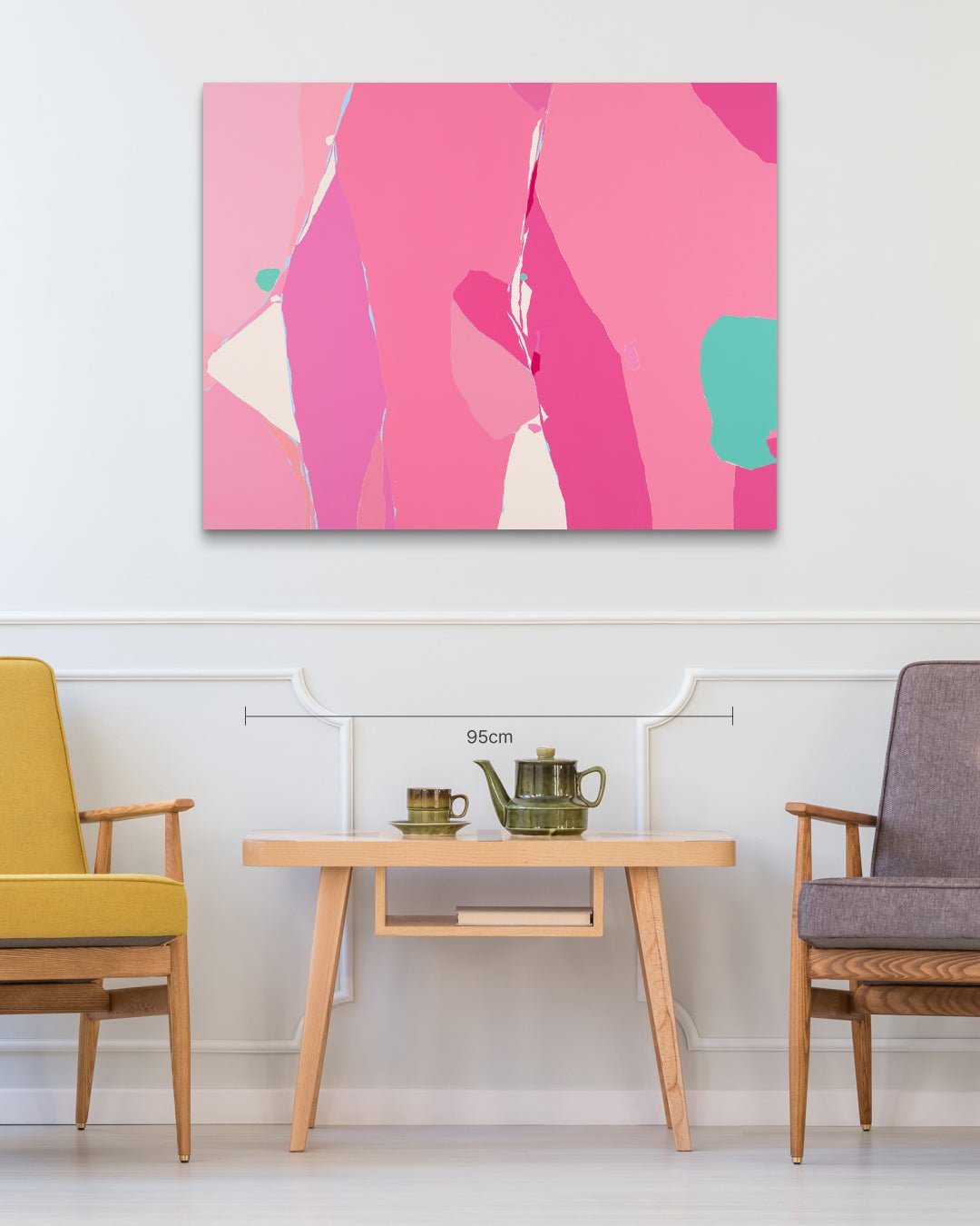 Blossom no.6 size reference 91x116.8cm - original Korean painting by Lee Eun Bi