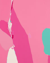 Blossom no.6 surface detail - Acrylic on Canvas by Lee Eun Bi, Korean fine art 2024