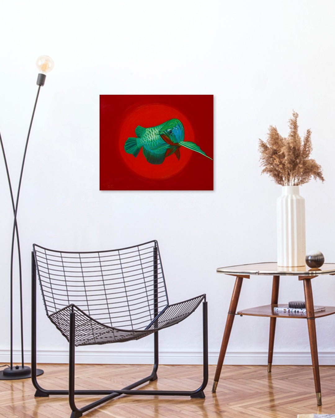 korean art, Blue Dragon - DOKHBI ARTWORKS Lee Doo Ri Painting