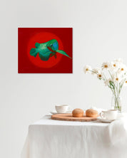 korean art, Blue Dragon - DOKHBI ARTWORKS Lee Doo Ri Painting