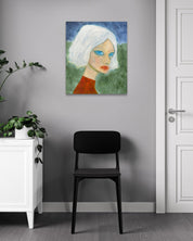 korean art, Blue Night - DOKHBI $1000 ARTWORKS Jineui Heo ARTWORKS dokkaebi dokebi k - art Blue Night DOKHBI