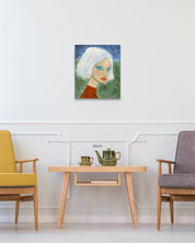 korean art, Blue Night - DOKHBI $1000 ARTWORKS Jineui Heo ARTWORKS dokkaebi dokebi k - art Blue Night DOKHBI