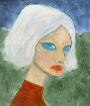 korean art, Blue Night - DOKHBI $1000 ARTWORKS Jineui Heo ARTWORKS dokkaebi dokebi k - art Blue Night DOKHBI