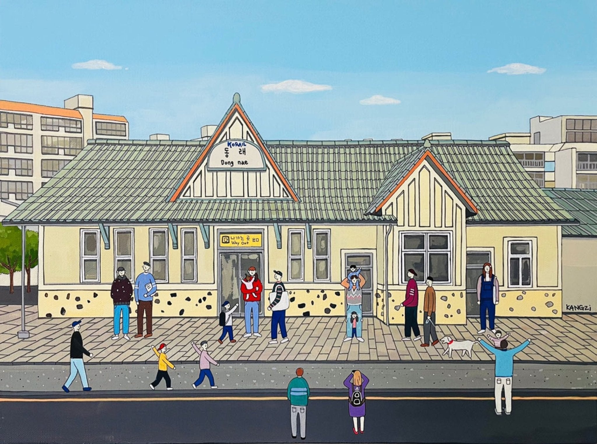 korean art, Busan - DOKHBI $1000 ARTWORKS KANGZi ARTWORKS dokkaebi dokebi k - art Busan DOKHBI