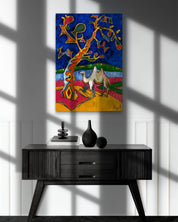 korean art, Camel Fantasy - DOKHBI ARTWORKS Painting Yun Song - A ARTWORKS dokkaebi dokebi k - art Korean contemporary painting Camel Fantasy by Yun Song - A, interior wall art decor DOKHBI
