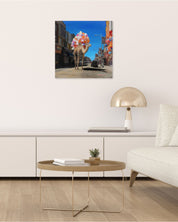 korean art, Camel in Town - DOKHBI ARTWORKS Painting Yun Song - A