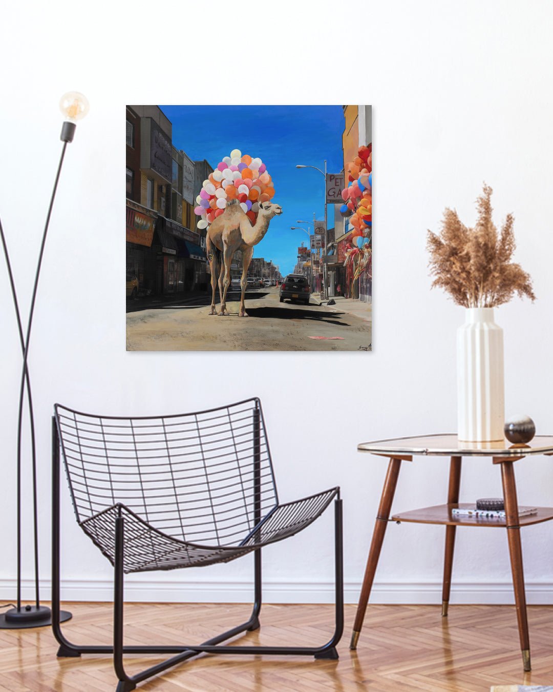 korean art, Camel in Town - DOKHBI ARTWORKS Painting Yun Song - A