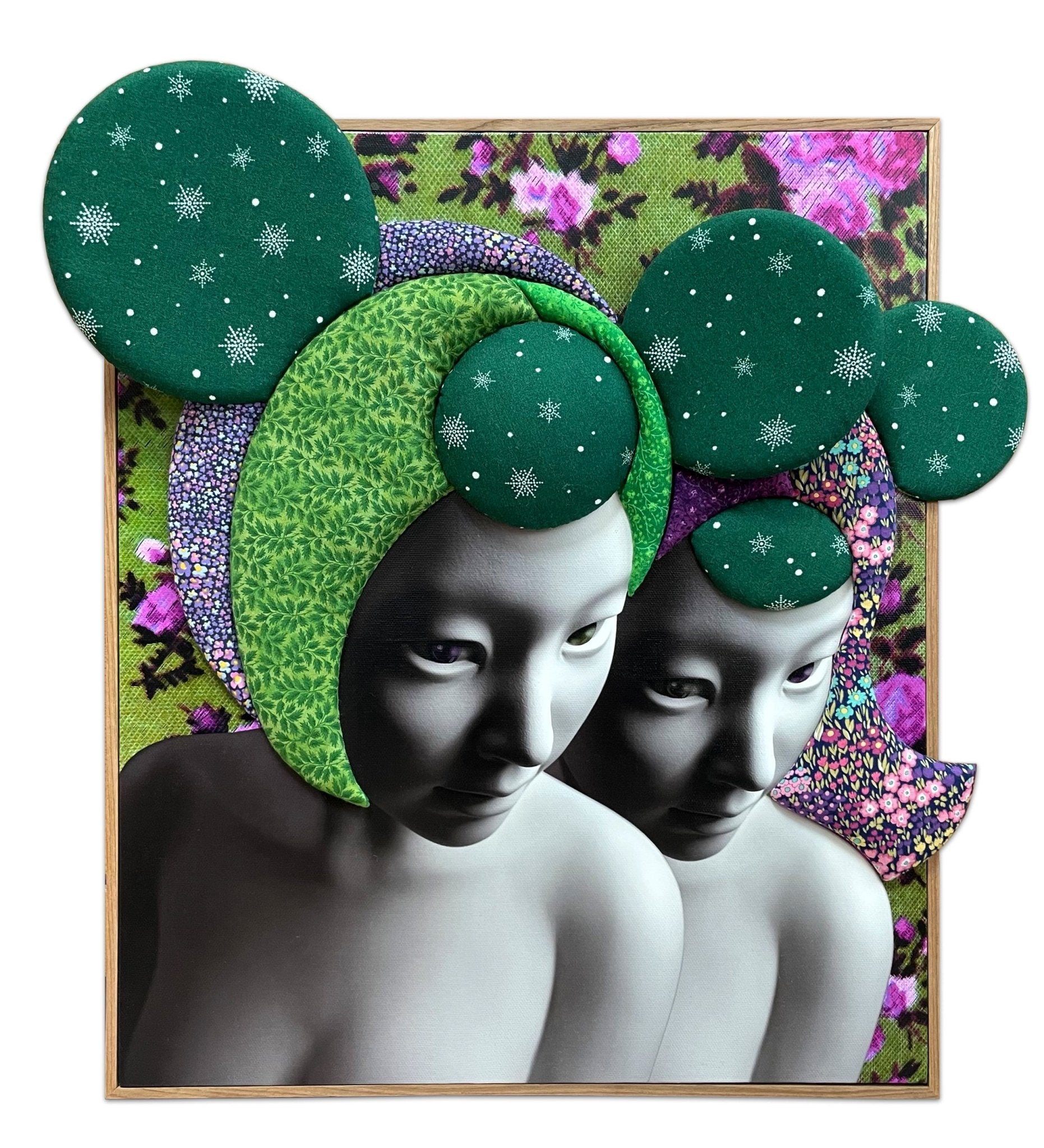 korean art, Camouflaged Selves - DOKHBI ARTWORKS Kim Min Kyoung Mixed Media