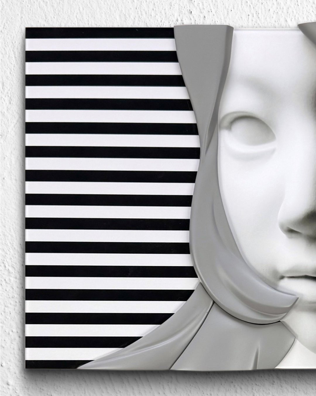 korean art, Camouflaged selves Crop(gray) - DOKHBI ARTWORKS Kim Min Kyoung Mixed Media