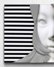 korean art, Camouflaged selves Crop(gray) - DOKHBI ARTWORKS Kim Min Kyoung Mixed Media