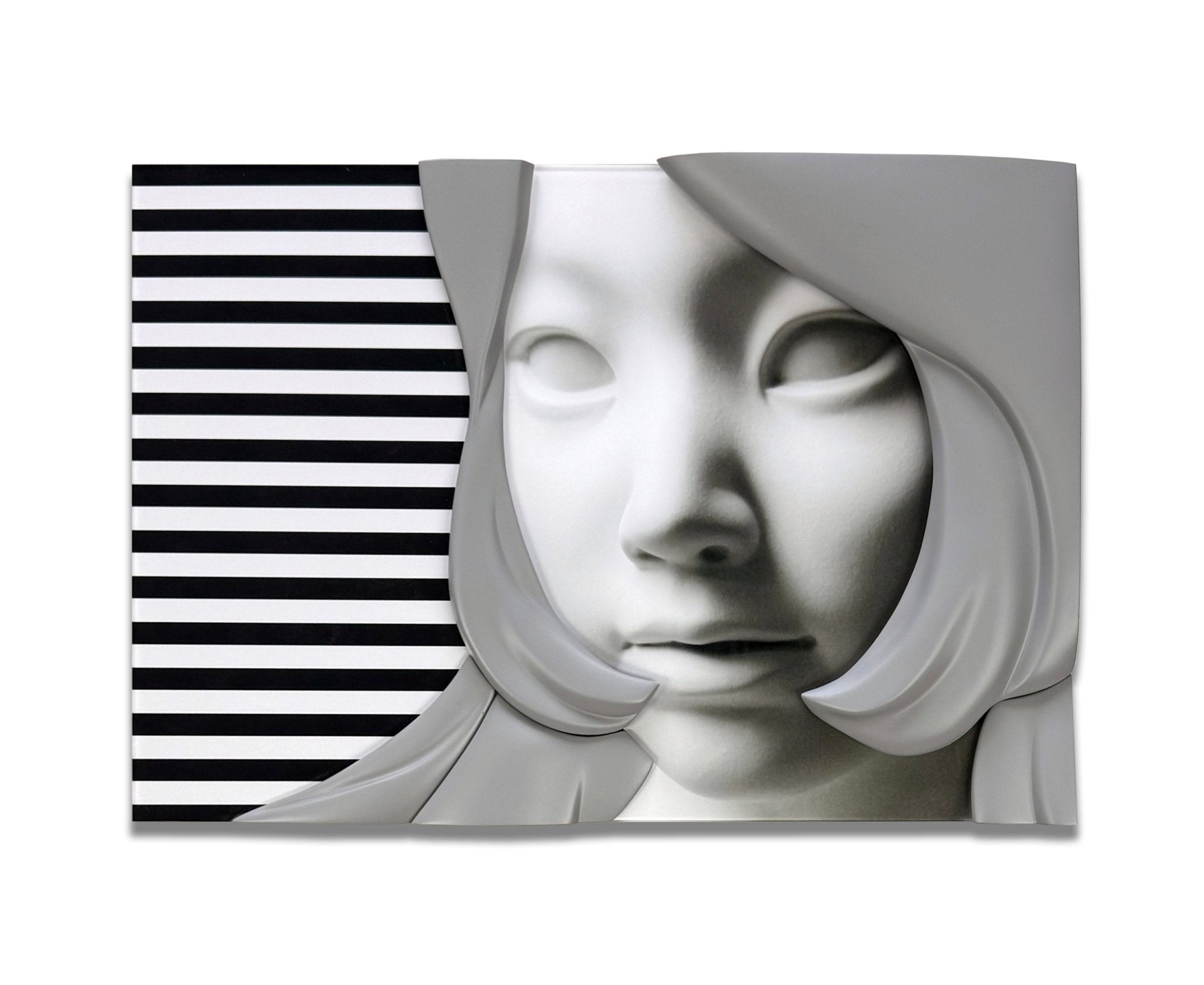 korean art, Camouflaged selves Crop(gray) - DOKHBI ARTWORKS Kim Min Kyoung Mixed Media