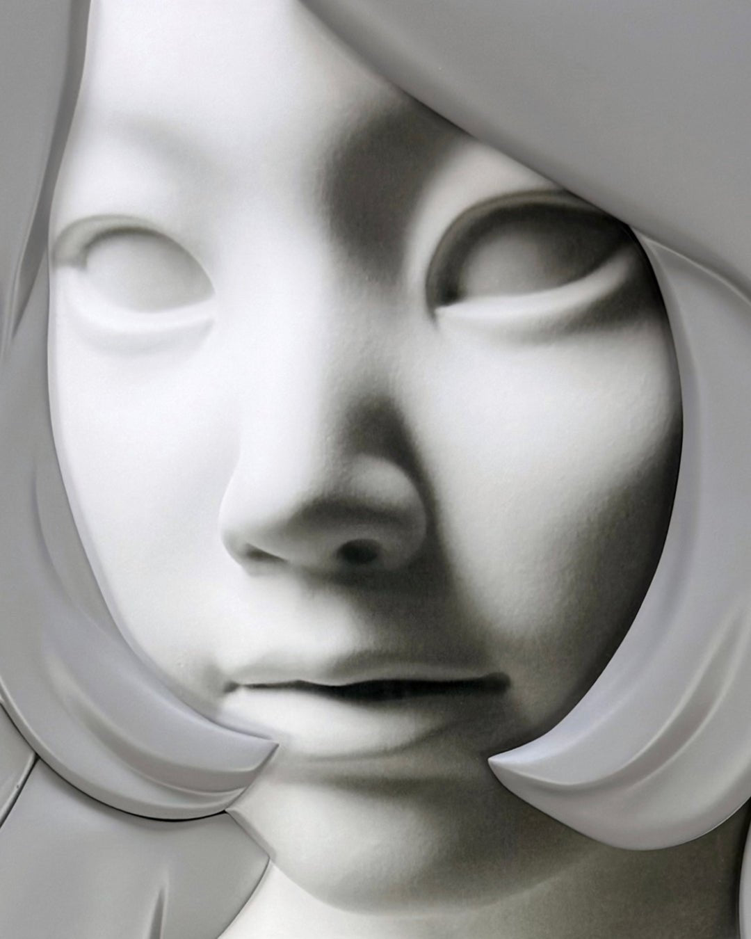 korean art, Camouflaged selves Crop(gray) - DOKHBI ARTWORKS Kim Min Kyoung Mixed Media