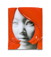 korean art, Camouflaged selves Crop(orange) - DOKHBI ARTWORKS Kim Min Kyoung Mixed Media