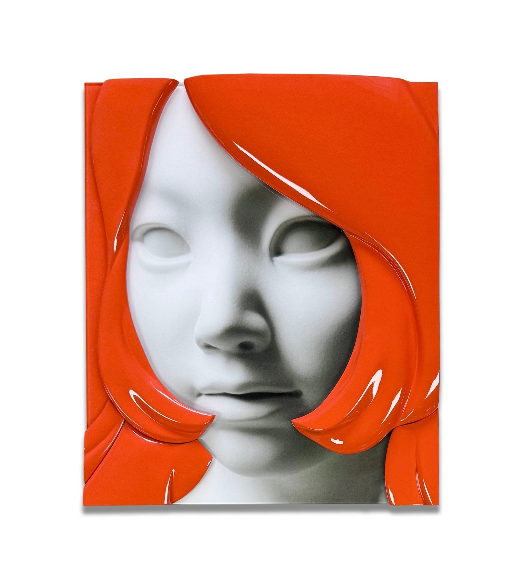 korean art, Camouflaged selves Crop(orange) - DOKHBI ARTWORKS Kim Min Kyoung Mixed Media