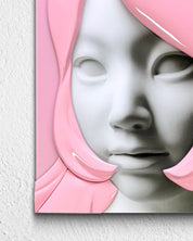 korean art, Camouflaged selves Crop(pink) - DOKHBI ARTWORKS Kim Min Kyoung Mixed Media