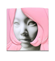 korean art, Camouflaged selves Crop(pink) - DOKHBI ARTWORKS Kim Min Kyoung Mixed Media