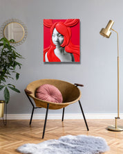 korean art, Camouflaged selves cutting hair - DOKHBI ARTWORKS Kim Min Kyoung Mixed Media