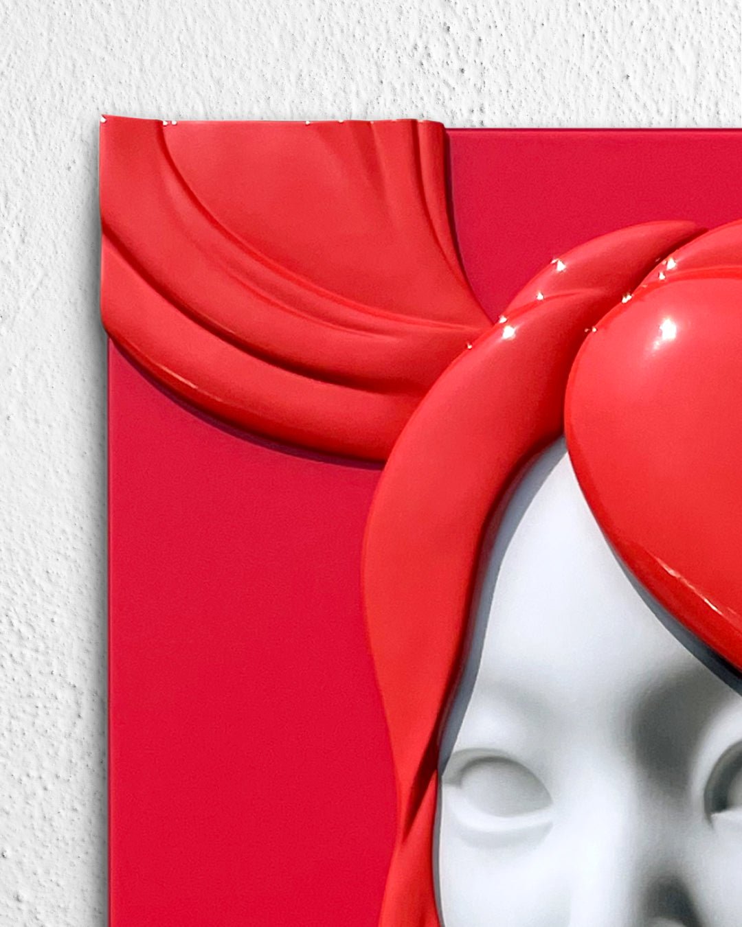 korean art, Camouflaged selves cutting hair - DOKHBI ARTWORKS Kim Min Kyoung Mixed Media