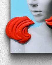 Camouflaged selves cutting hair - DOKHBI ARTWORKS Kim Min Kyoung Mixed Media