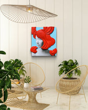 Camouflaged selves cutting hair - DOKHBI ARTWORKS Kim Min Kyoung Mixed Media