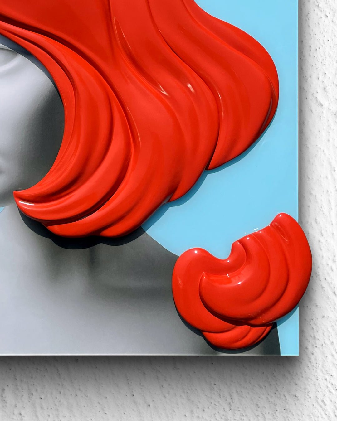 Camouflaged selves cutting hair - DOKHBI ARTWORKS Kim Min Kyoung Mixed Media