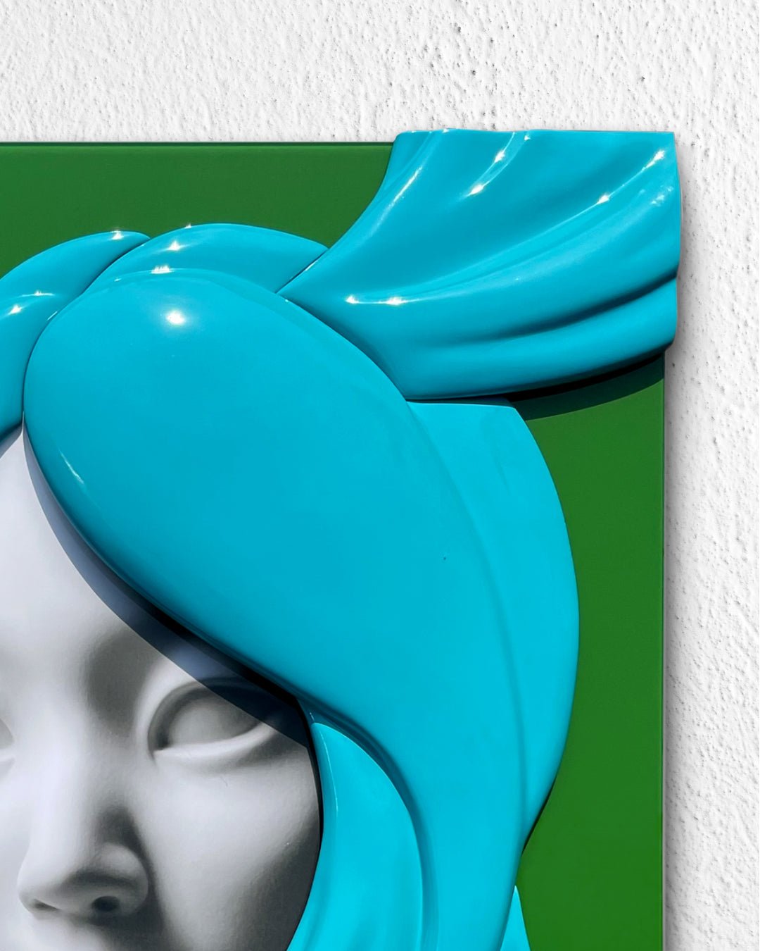 Camouflaged selves cutting hair - DOKHBI ARTWORKS Kim Min Kyoung Mixed Media