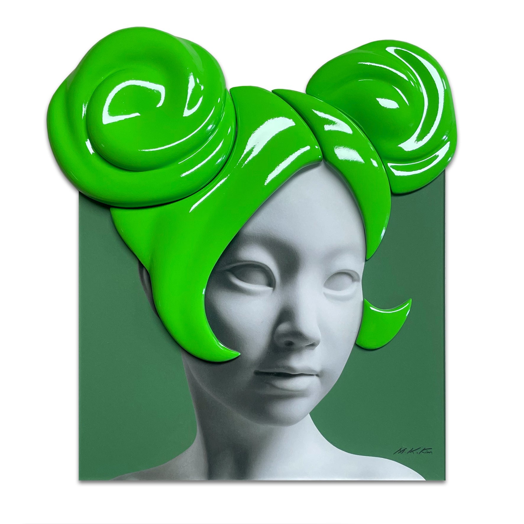 korean art, Camouflaged Selves Twin Braids (Variation No.2–3) - DOKHBI $1000 ARTWORKS Kim Min Kyoung