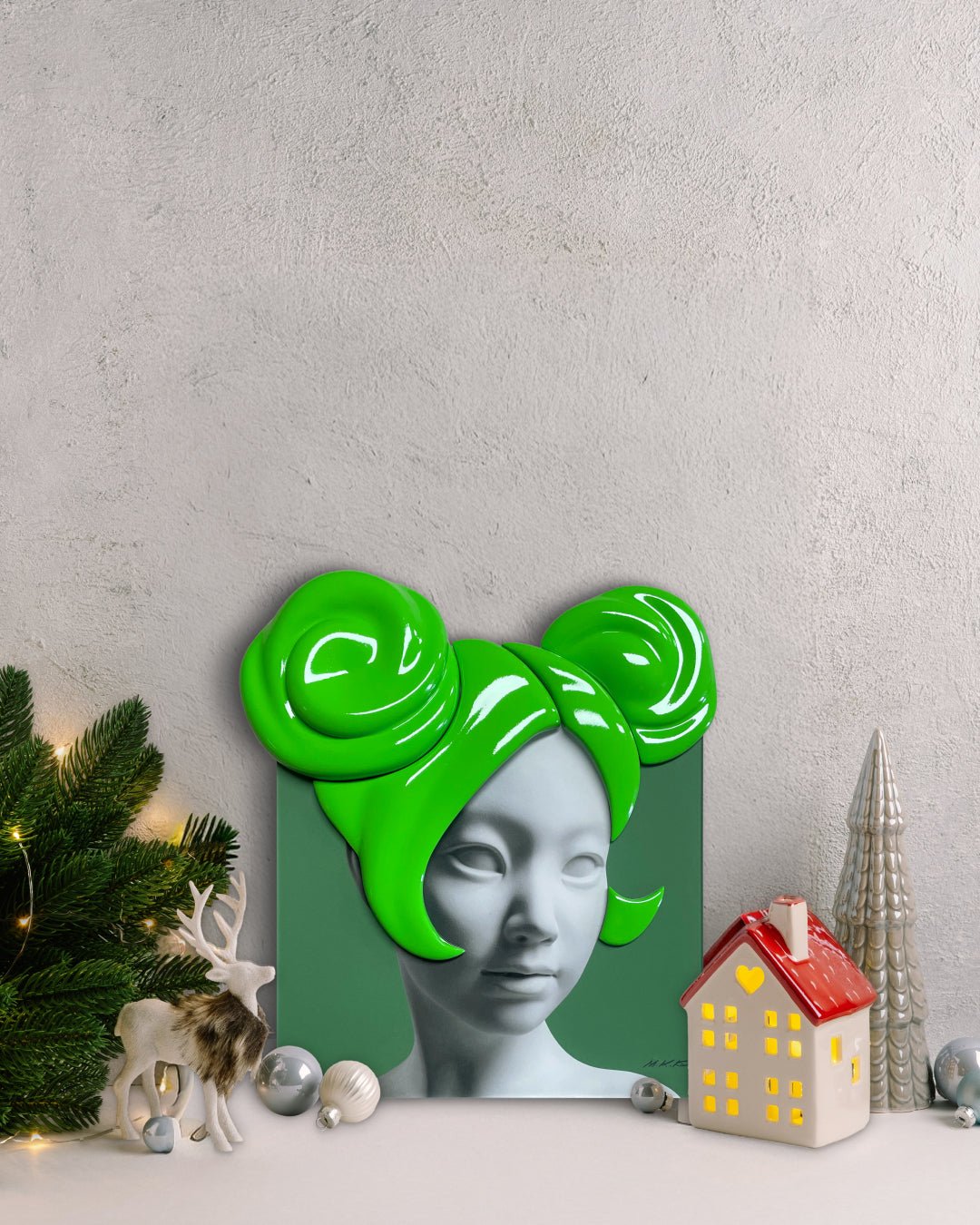 korean art, Camouflaged Selves Twin Braids (Variation No.2–3) - DOKHBI $1000 ARTWORKS Kim Min Kyoung