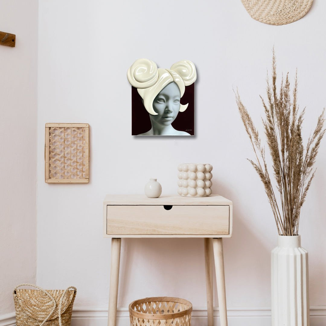 korean art, Camouflaged Selves Twin Braids (Variation No.2–4) - DOKHBI $1000 ARTWORKS Kim Min Kyoung