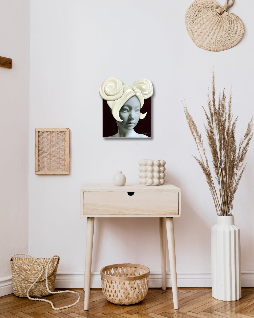 korean art, Camouflaged Selves Twin Braids (Variation No.2–4) - DOKHBI $1000 ARTWORKS Kim Min Kyoung