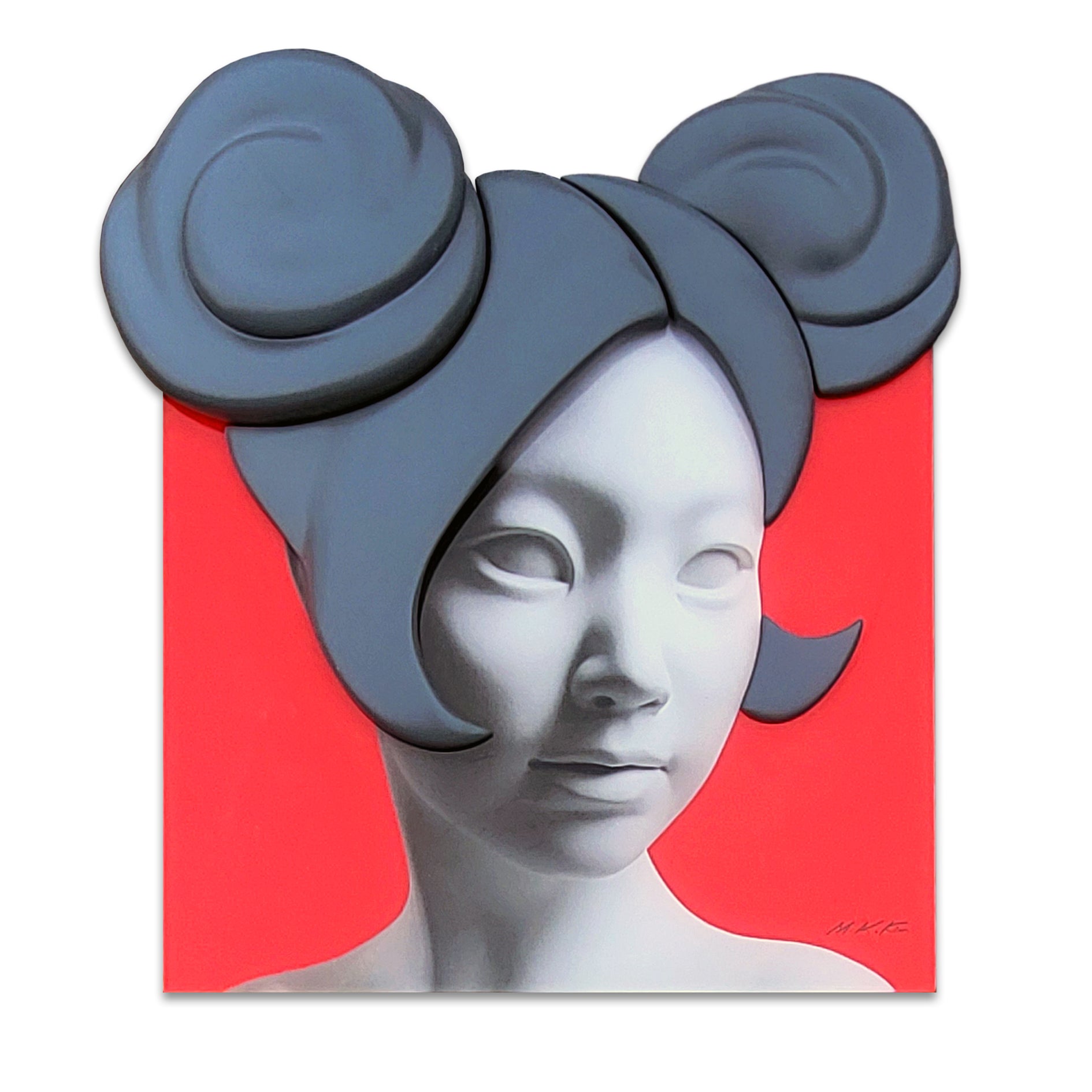 korean art, Camouflaged Selves Twin Braids (Variation No.2–5) - DOKHBI $1000 ARTWORKS Kim Min Kyoung