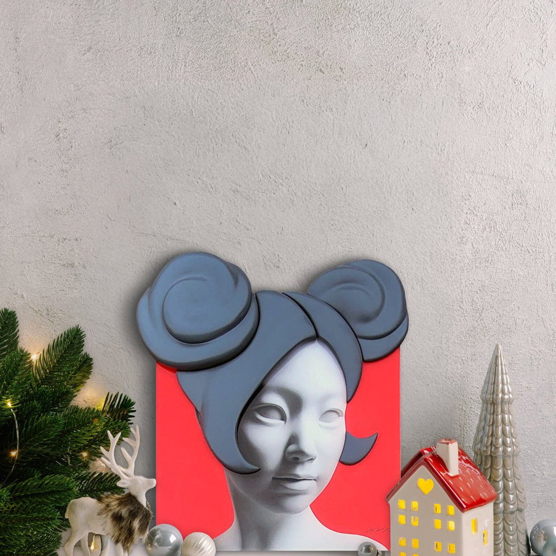 korean art, Camouflaged Selves Twin Braids (Variation No.2–5) - DOKHBI $1000 ARTWORKS Kim Min Kyoung