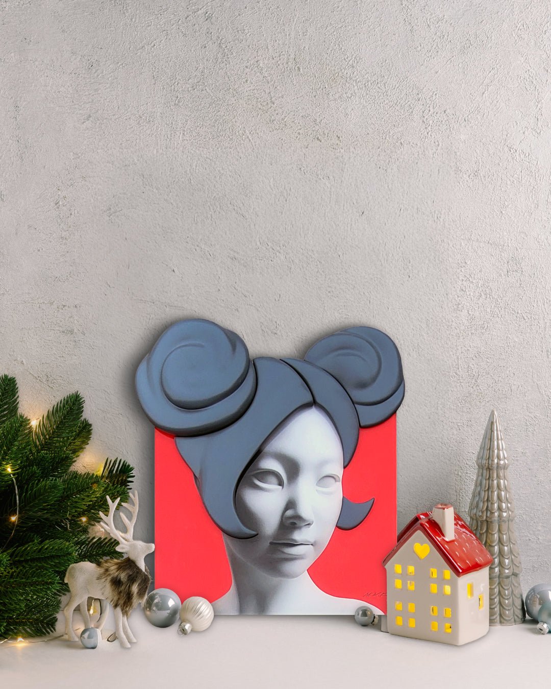 korean art, Camouflaged Selves Twin Braids (Variation No.2–5) - DOKHBI $1000 ARTWORKS Kim Min Kyoung