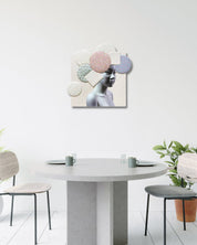 korean art, Camouflaged selves Unveild layers - DOKHBI ARTWORKS Kim Min Kyoung Mixed Media