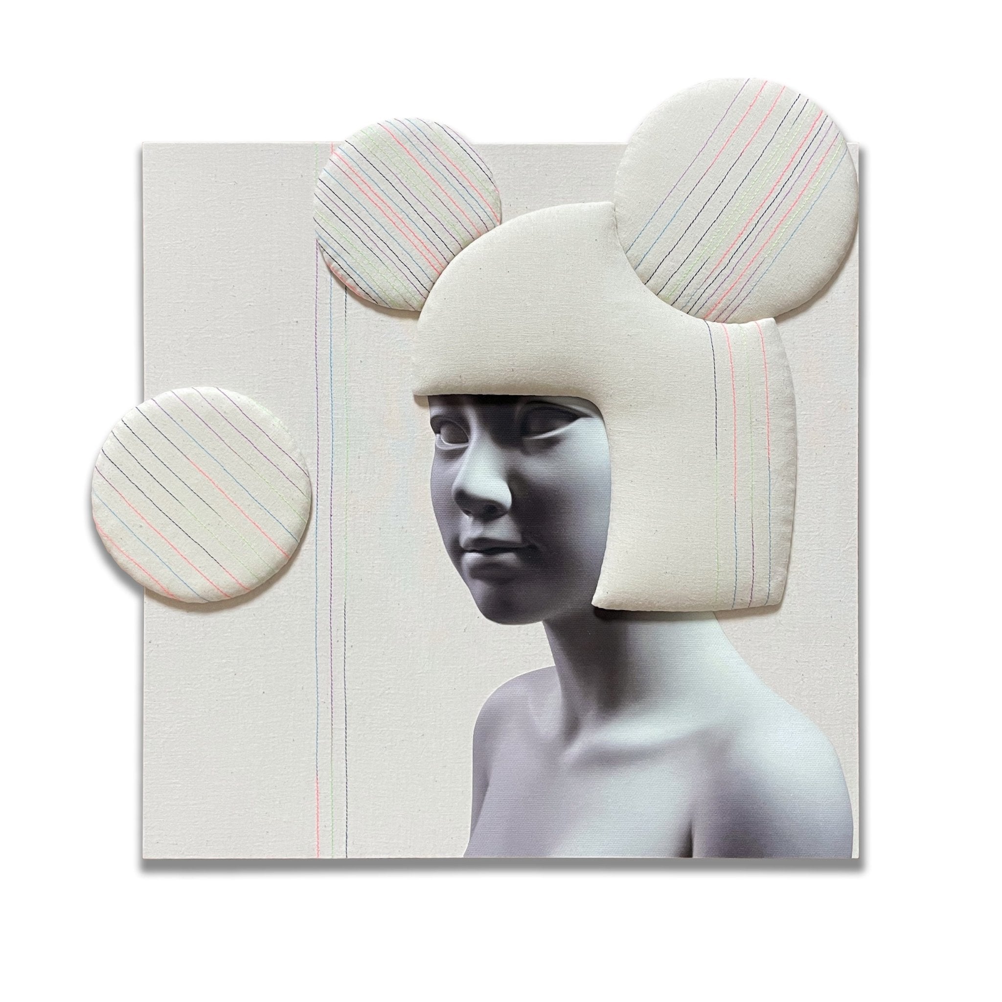 korean art, Camouflaged selves Unveild layers - DOKHBI $1000 ARTWORKS Kim Min Kyoung