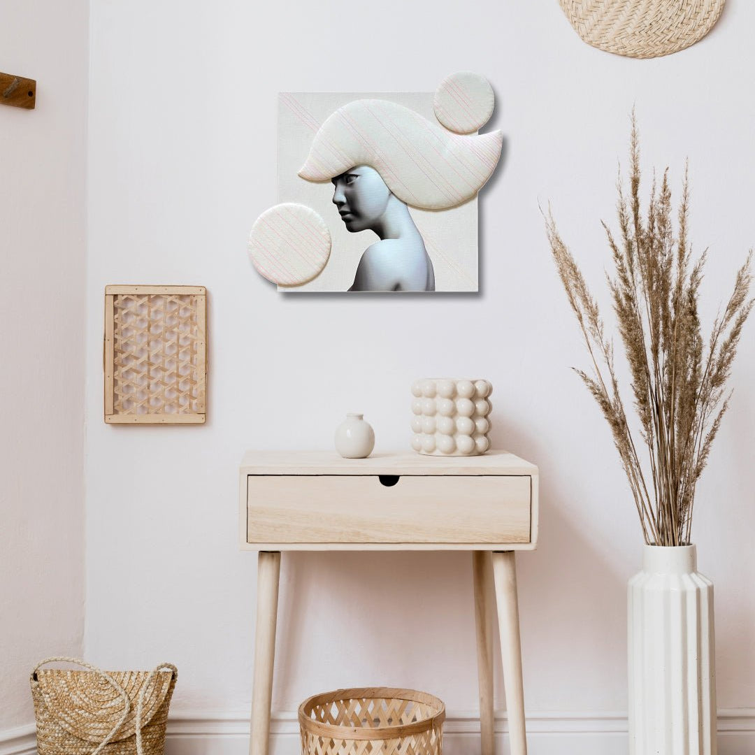 korean art, Camouflaged selves Unveild layers - DOKHBI $1000 ARTWORKS Kim Min Kyoung