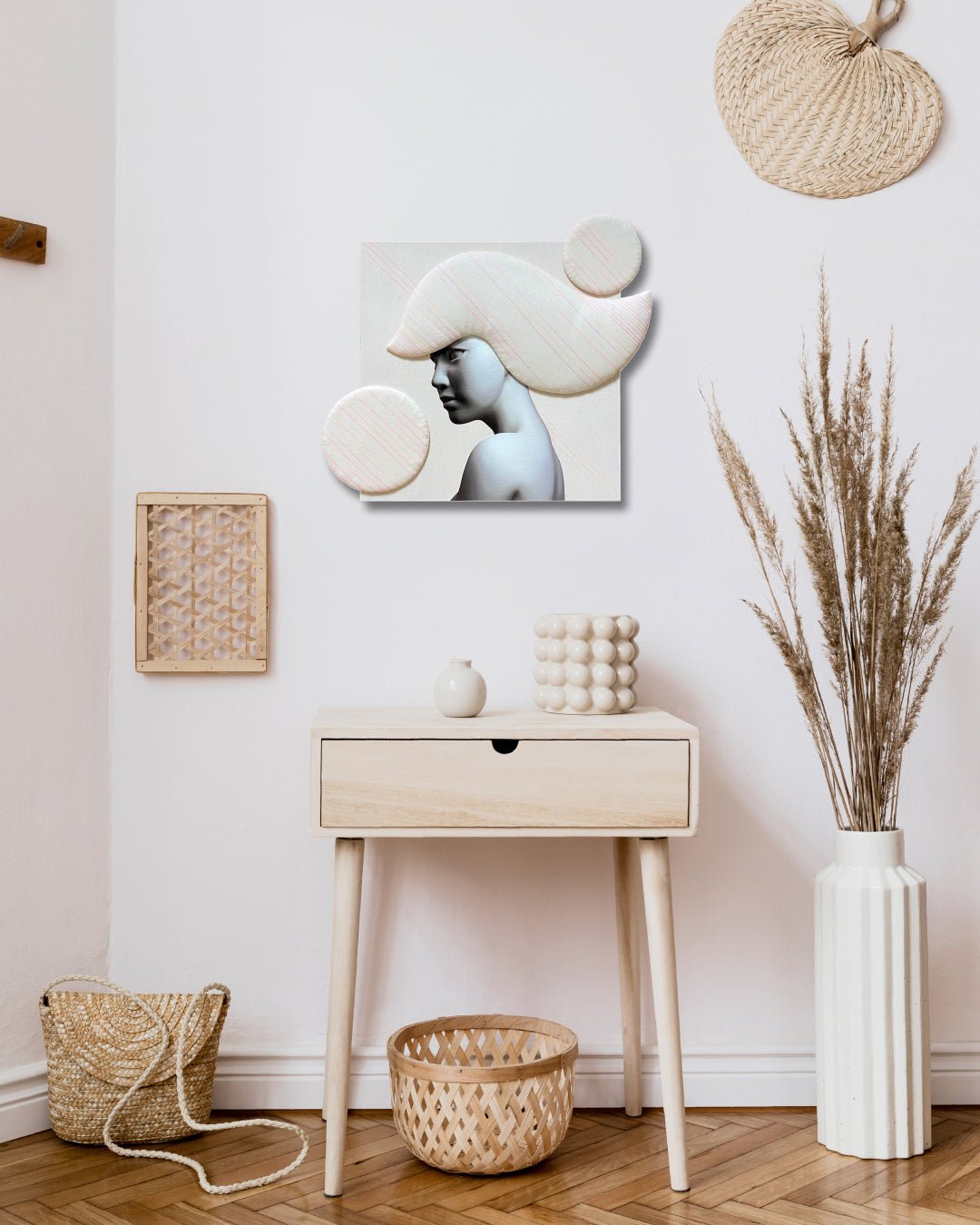 korean art, Camouflaged selves Unveild layers - DOKHBI $1000 ARTWORKS Kim Min Kyoung