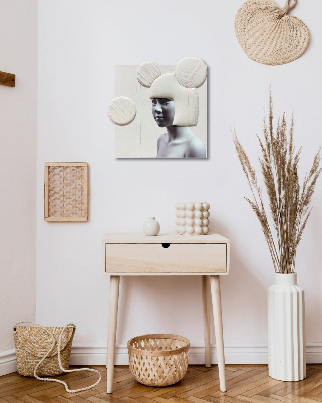 korean art, Camouflaged selves Unveild layers - DOKHBI $1000 ARTWORKS Kim Min Kyoung