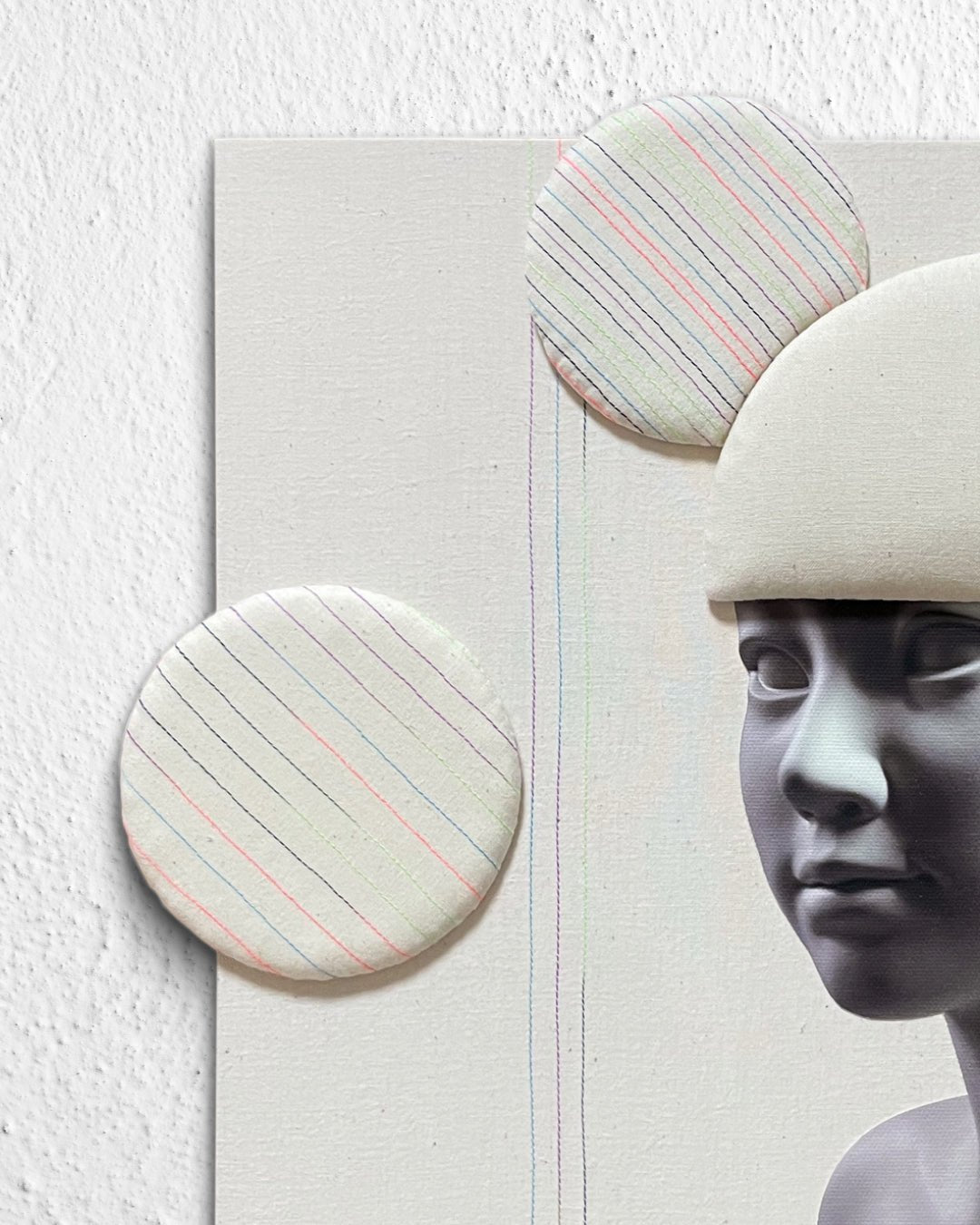 korean art, Camouflaged selves Unveild layers - DOKHBI $1000 ARTWORKS Kim Min Kyoung