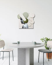 korean art, Camouflaged selves Unveild layers - DOKHBI ARTWORKS Kim Min Kyoung Mixed Media