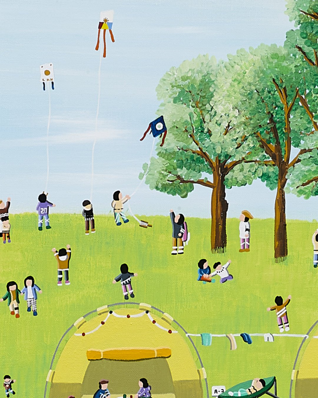 korean art, Camping - DOKHBI ARTWORKS Lee Kyoung Hyun Painting