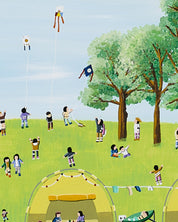 korean art, Camping - DOKHBI ARTWORKS Lee Kyoung Hyun Painting