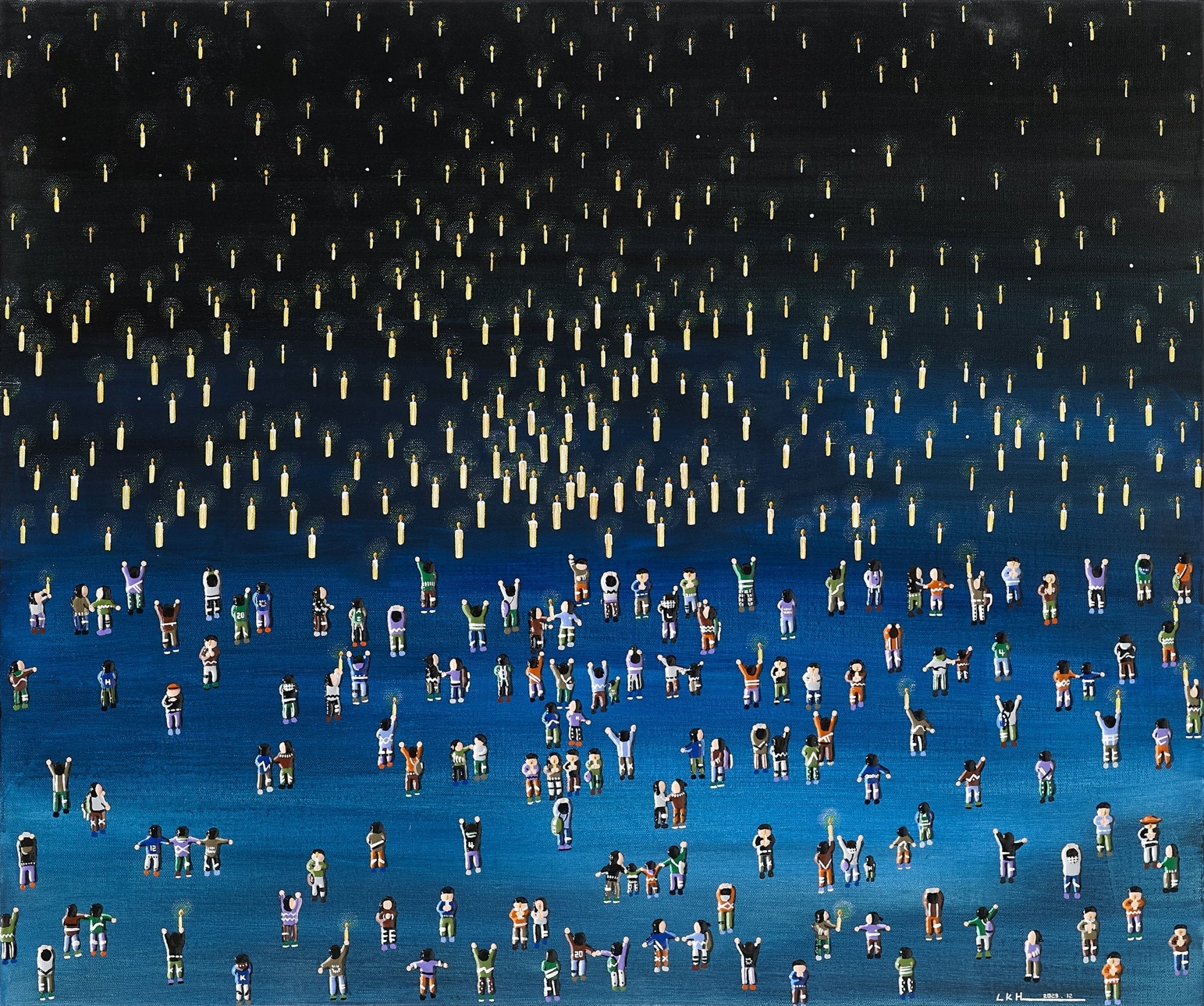 korean art, Candlelight - DOKHBI ARTWORKS Lee Kyoung Hyun Painting