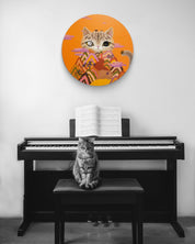 korean art, Cat Mountain 5 - DOKHBI ARTWORKS ASEUM Painting