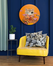 korean art, Cat Mountain 5 - DOKHBI ARTWORKS ASEUM Painting