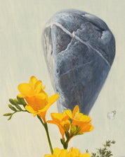 Confession close-up detail, Oil on canvas texture by artist Park Jung Yong 2024